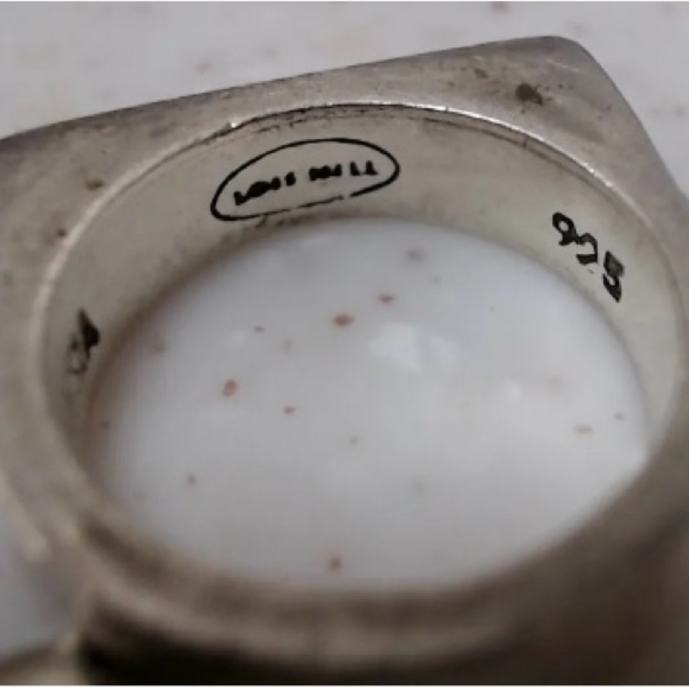 Lois Hill Sterling Silver Ornate Scroll Flat Top Stackable Three Ring Set - Picture 8 of 12